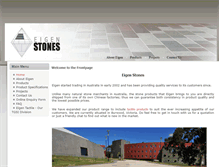 Tablet Screenshot of eigenstones.com